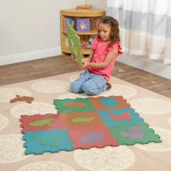 Excellerations® Play Mat: Woodland Animals - Set of 9