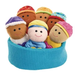 Excellerations® Plush Basket of Sensory Babies - 7 Pieces