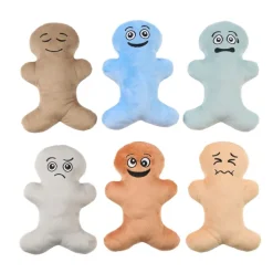 Excellerations® Plush Emotions 11" Dolls Calm Colors - Set of 6