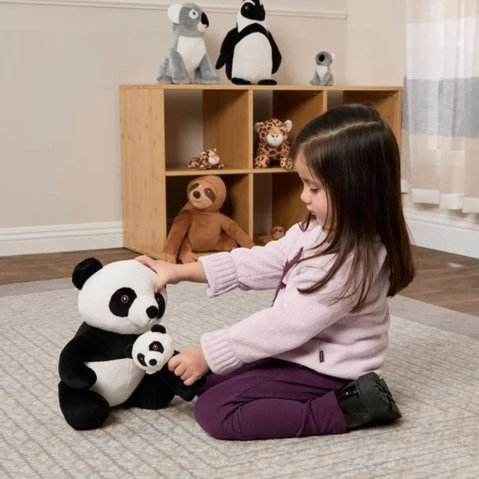 Excellerations® Plush Mama & Baby Panda