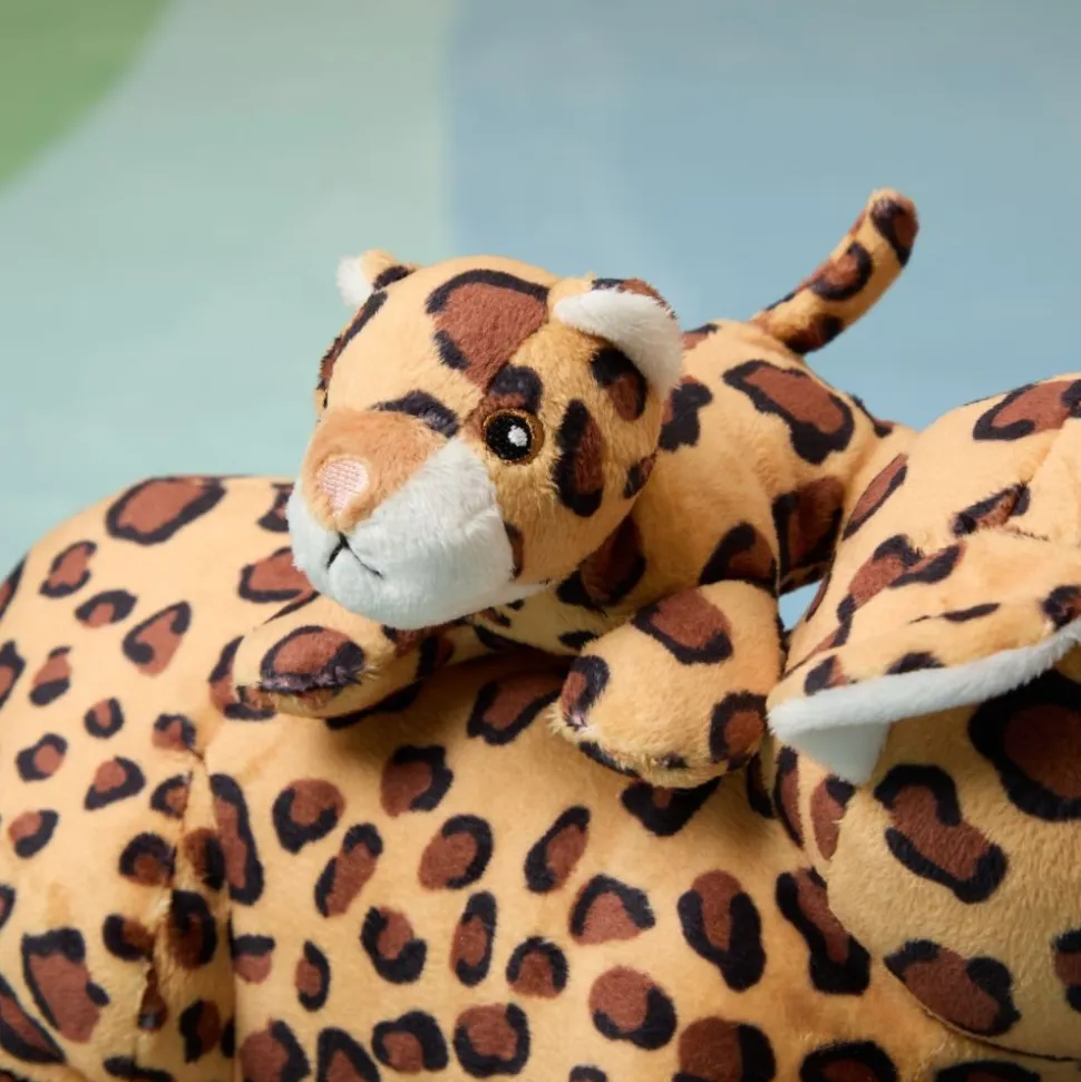 Excellerations® Plush Mama & Baby Leopard