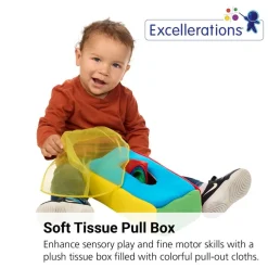 Excellerations® Plush Pull & Play Tissue Box - 12 Scarves
