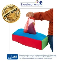 Excellerations® Plush Pull & Play Tissue Box - 12 Scarves