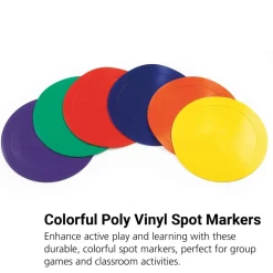 Excellerations® Poly-Vinyl Spot Markers - Set of 6