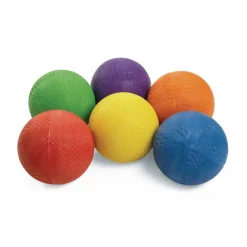 Excellerations® Premium Rubber Playground Balls - Set of 6