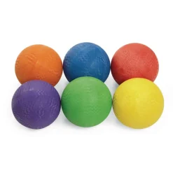Excellerations® Premium Rubber Playground Balls - Set of 6