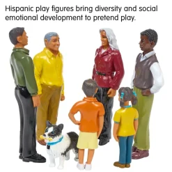 Excellerations® Pretend Play Figures - Extended Hispanic Family