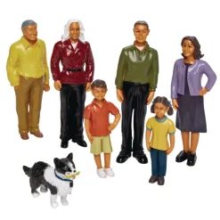Excellerations® Pretend Play Figures - Extended Hispanic Family
