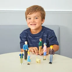 Excellerations® Pretend Play Figures - Extended Caucasian Family