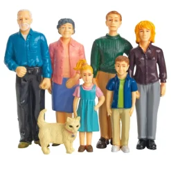 Excellerations® Pretend Play Figures - Extended Caucasian Family