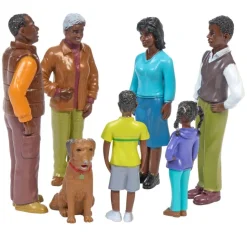 Excellerations® Pretend Play Figures - Extended African-American Family