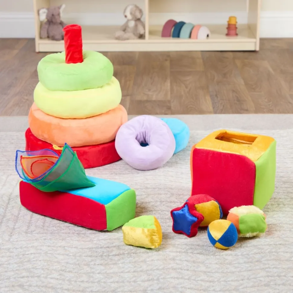 Excellerations® Primary Colors Plush Set of 3