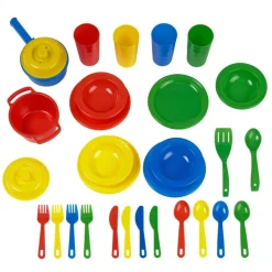 Excellerations® Primary Toddler Dish Set - 30 Pieces