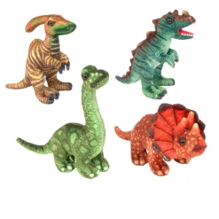 Excellerations® Realistic Plush Animals - Dinosaurs Set of 4