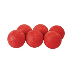 Excellerations® 5" Red Best Quality Rubber Playground Balls - Set of 6