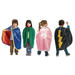 Excellerations® Reversible Fabric Capes - Set of 4