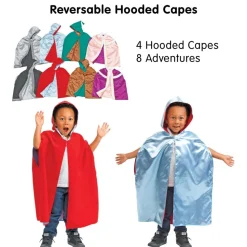 Excellerations® Reversible Fairy Tale Capes (Set of 4)