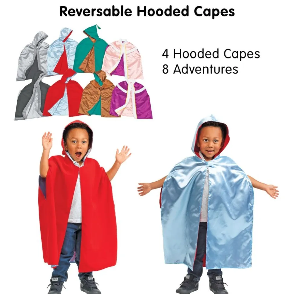 Excellerations® Reversible Fairy Tale Capes (Set of 4)