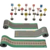Excellerations® RouteRunner™ Roll Up Roadway Play Mats & Traffic Signs