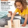 Excellerations® Rubberwood Floor Unit Building Blocks - Starter Set of 58