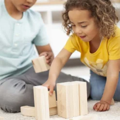 Excellerations® Rubberwood Floor Unit Building Blocks - Starter Set of 58