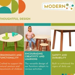 Excellerations® Rubberwood Play Table
