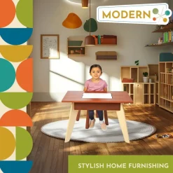 Excellerations® Rubberwood Sensory Table with Chair