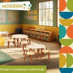 Excellerations® Rubberwood Table and Stool Set