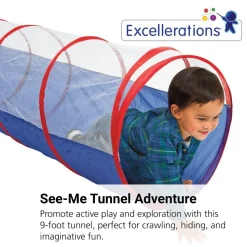 Excellerations® "See-Me" Tunnel - 9 Feet