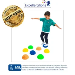Excellerations® Sensory Balance Stepping Stones - Set of 8