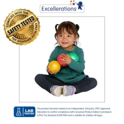 Excellerations® Sensory Balls - Set of 4 Tactile, Calming Tools