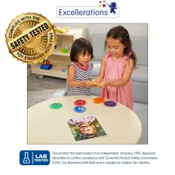 Excellerations® Sensory Gel Bead Emotions Discs Activity