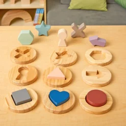 Excellerations® Shape Puzzle Tiles - 18 Pieces