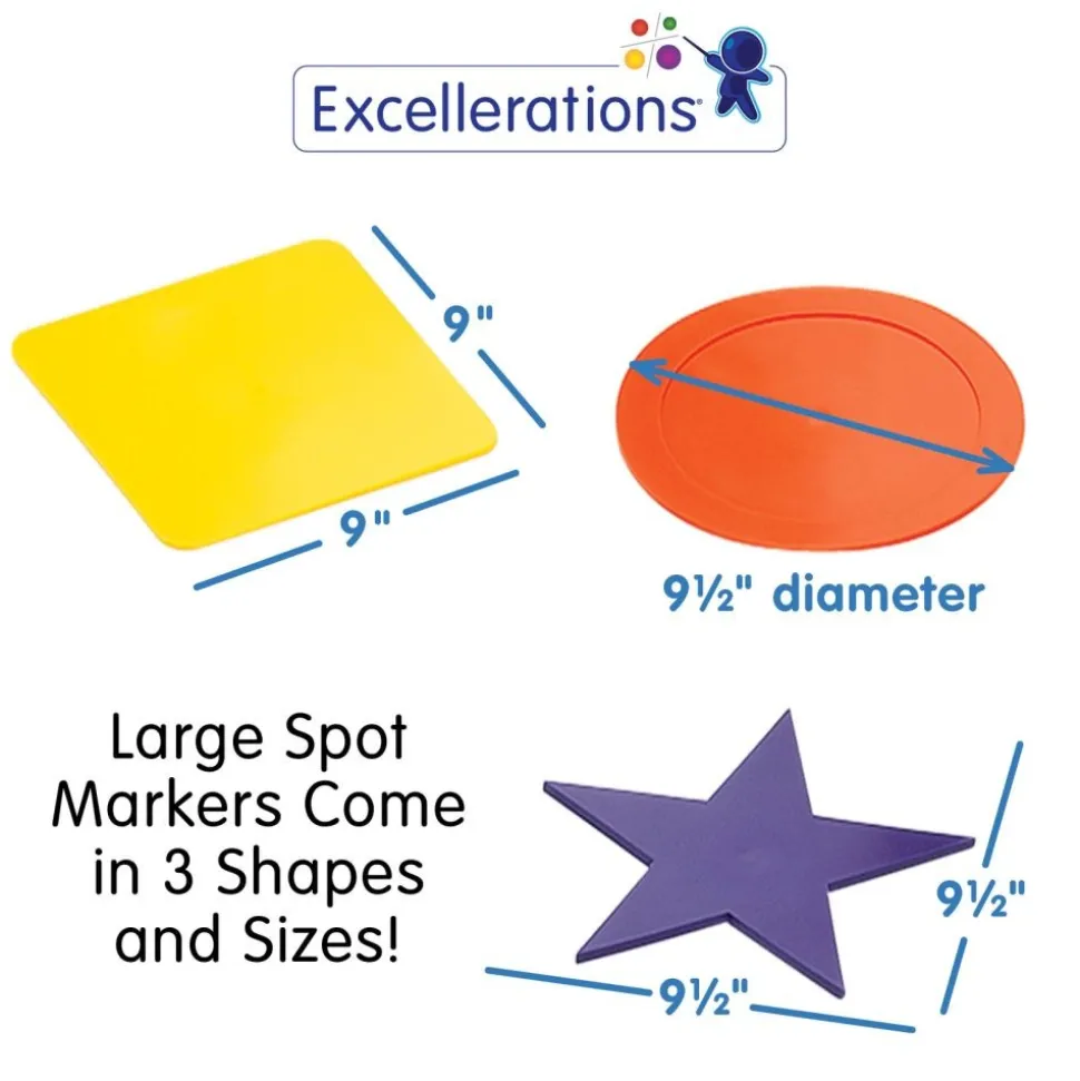 Excellerations® Shapes Spots - Set of 18