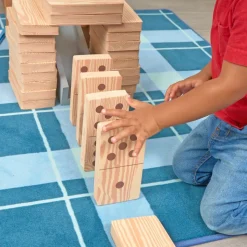 Excellerations® Soft Build n' Play™ Giant Ramp Set & Dominoes Kit - 48pcs