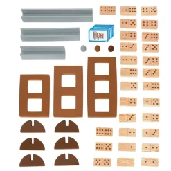 Excellerations® Soft Build n' Play™ Giant Ramp Set & Dominoes Kit - 48pcs
