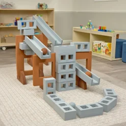 Excellerations® Soft Build n' Play™ Giant Ramp Set & Masonry Kit - 40pcs