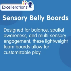 Excellerations® Soft Build n' Play™ Foam Sensory Belly Boards - set of 4