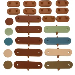 Excellerations® Soft Build n' Play™ Foam Sensory Belly Boards and Discs - 9 boards, 5 discs