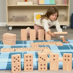 Excellerations® Soft Build n' Play™ Giant 7" Foam Dominoes - Set of 28
