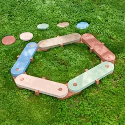 Excellerations® Soft Build n' Play™ Foam Sensory Belly Boards and Discs - set of 5