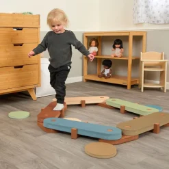 Excellerations® Soft Build n' Play™ Foam Sensory Belly Boards and Discs - set of 5