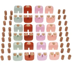 Excellerations® Soft Color U-Blocks - Set of 60