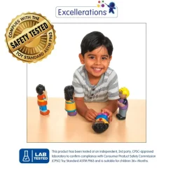 Excellerations® Soft Family Emotion Figures - Set of 4