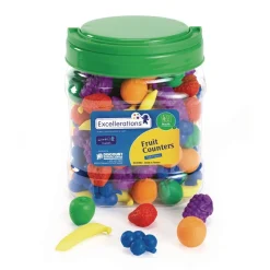 Excellerations® Soft Fruit Counters - 108 Pieces
