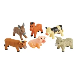 Excellerations® Soft Touch Baby Farm Animals - Set of 6