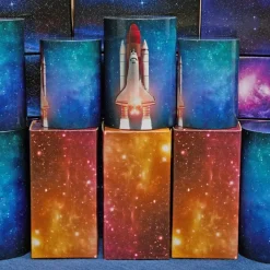 Excellerations® Space Blocks & Cylinders - Set of 36