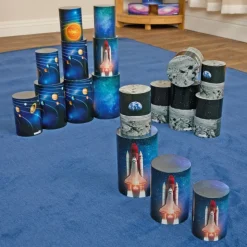 Excellerations® Space Cylinders - Set of 18