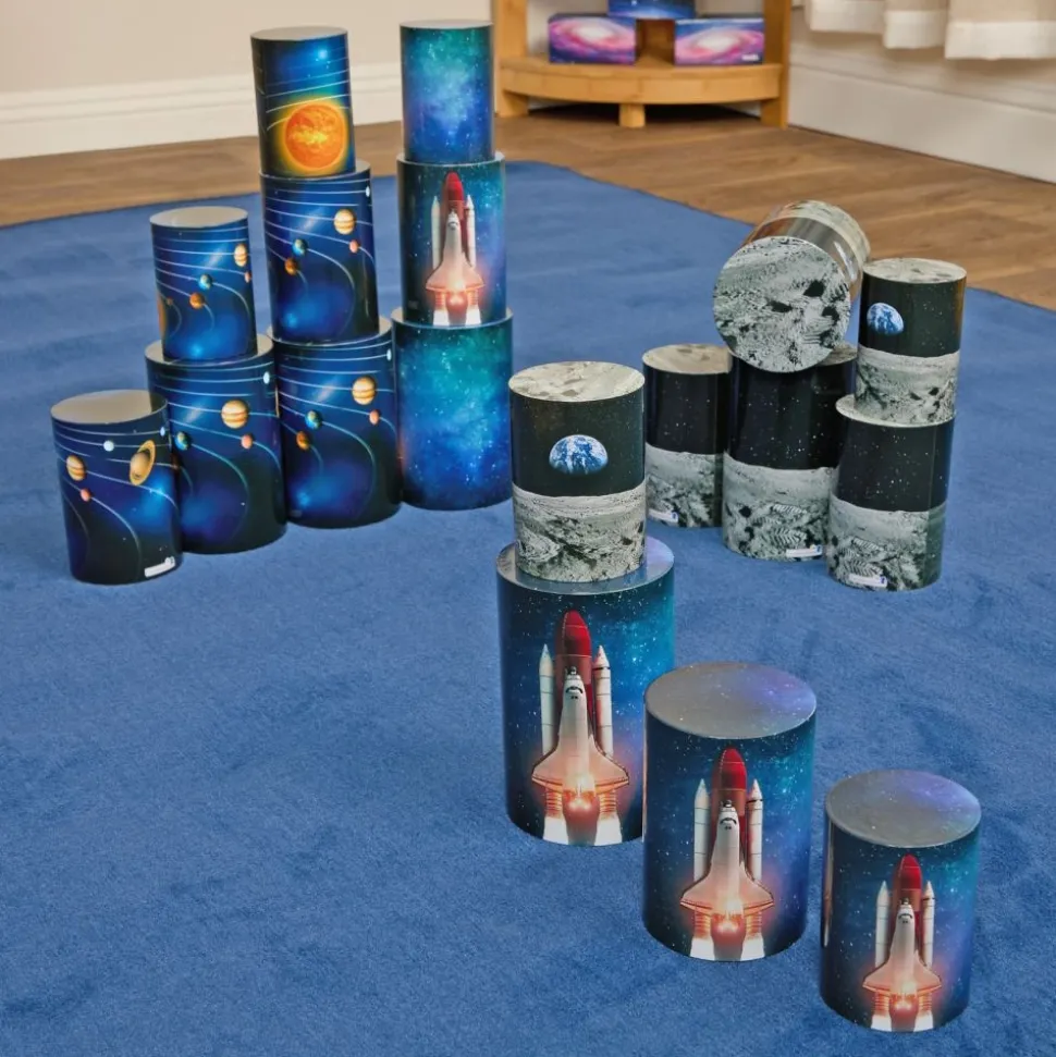 Excellerations® Space Cylinders - Set of 18