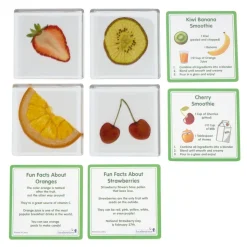 Excellerations® SpeciFun™ 4 Fruit Tile Specimens & Cards